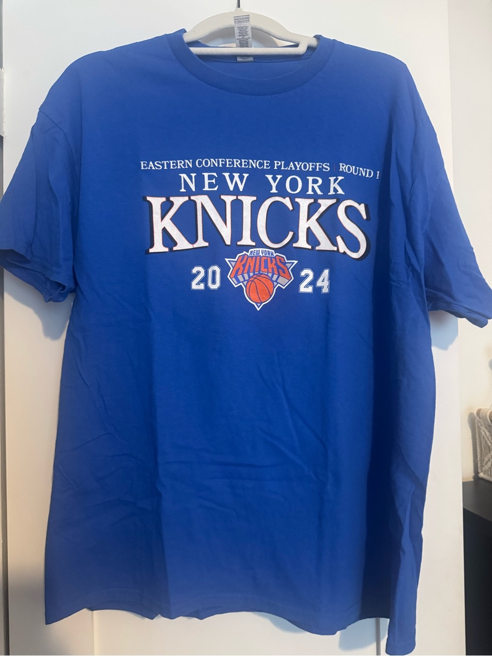 New York Knicks 2024 Playoffs Blue Tee